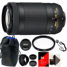 Nikon AF-P DX NIKKOR 70-300mm f/4.5-6.3G ED VR Lens with Accessory Bundle for Nikon D5500 , D5600 , D7100 and D7200