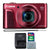 Canon PowerShot SX720 20.3MP Digital Camera Red with 8GB Memory Card