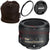 Nikon 50mm f/1.8G AF-S Lens for Nikon DSLR Cameras +Pouch and More