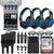 Zoom PodTrak P4 Portable Multitrack Podcast Recorder + Behringer XM1800S Microphone (3-pack) + Samson SR350 Headphone Accessory Kit
