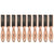 Pack of 10 Babyliss Pro Barberology Fade & Blade Cleaning Brush -Rose Gold