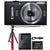 Canon IXUS 185 / ELPH 180 20MP Digital Camera Black with Flexible Tripod