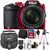 Nikon COOLPIX B500 16MP Digital Camera (Red) with Accessories