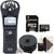 Zoom H1n 2-Input / 2-Track Portable Digital Handy Recorder With Built In Microphone + ZOOM HS-1 Hot/Cold Shoe Mount To 1/4