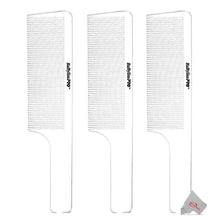 Three Pieces BaBylissPRO Barberology 9 Inch Clipper Comb White