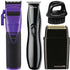BaByliss Pro FX870PI BOOST+ Influencer Collection Cordless Clipper - Purple + Andis T-blade Trimmer + BaByliss PRO Double Foil Shaver & Brush