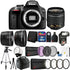 Nikon D3400 24MP DSLR Camera with 18-55mm Lens , TTL Flash and 32GB Accessory Bundle
