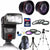 Bower SFD728C TTL Autofocus Camera Flash Accessory Bundle for Canon DSLR's