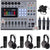 Zoom PodTrak P8 Portable Multitrack Podcast Recorder + Three Zoom ZDM-1 Podcast Mic Pack Accessory Bundle