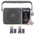 Panasonic RF-2400D Portable FM/AM Radio with AFC Tuner with 8 Rechargeable Batteries and Charger