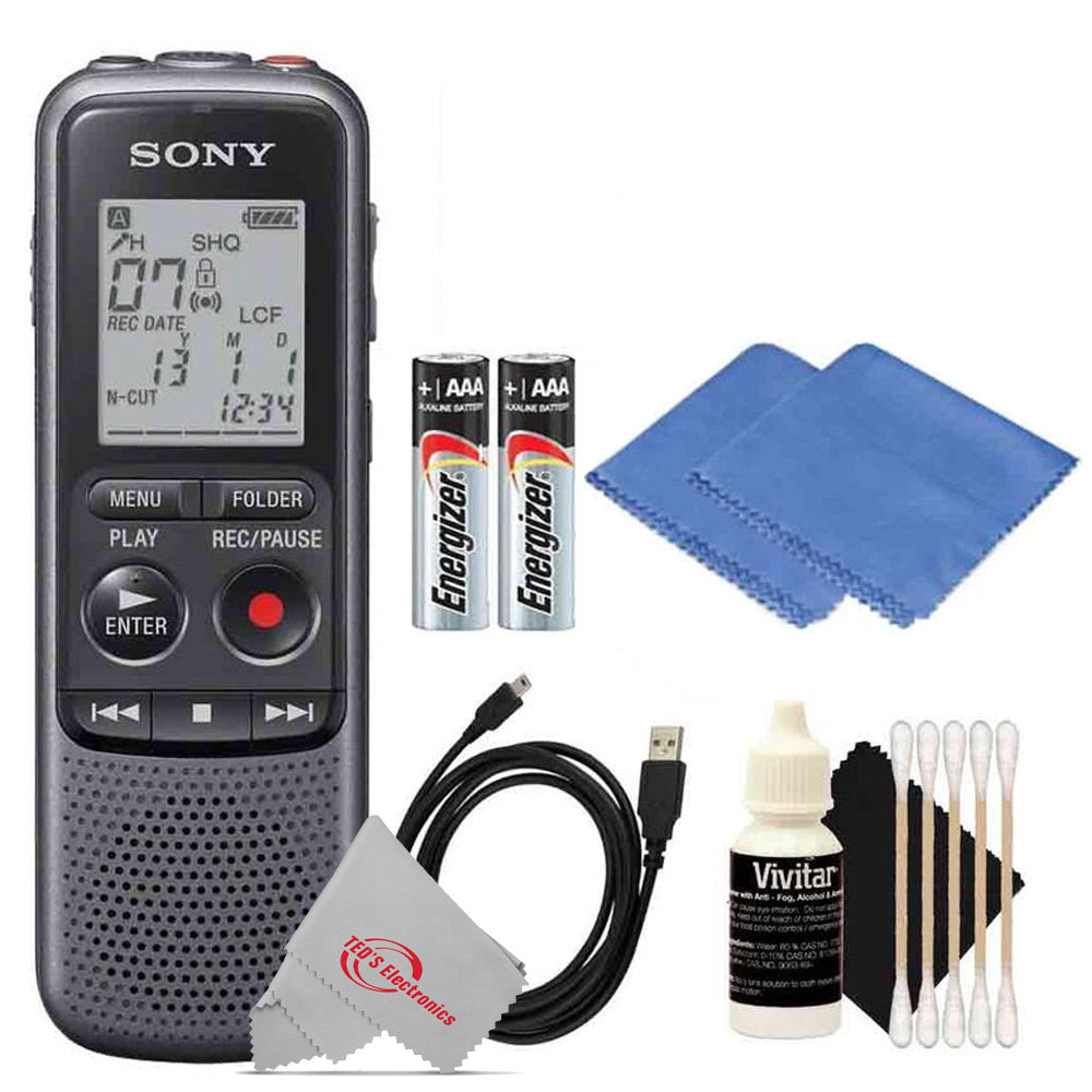 Sony Digital Voice Recorder ICDPX Series, Builtin Mic, USB, 4GB Memo