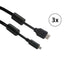 3x Innovexa Unita High-Speed Micro-HDMI to HDMI Cable with Ethernet 3' AWM Style 20276