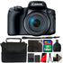 Canon PowerShot SX70 HS Digital Camera + 64GB Memory Card + Card Holder + Card Reader + Camera Case + Lens Tissue + Mini Tripod + 3pc Cleaning Kit
