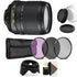 Nikon AF-S DX NIKKOR 18-105mm f/3.5-5.6G ED VR Lens with Ultimate Accessory Kit For Nikon DSLR Cameras