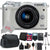 Canon EOS M6 24.2MP Mirrorless Digital Camera White with 15-45mm Lens + 64GB Accessory Kit