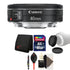 Canon EF 40mm f/2.8 STM Lens with Accessories For Canon DSLR Cameras