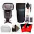 Vivitar DF-864 Speedlight Flash with Deluxe Accessory Kit for Canon DSLR Cameras