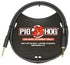 Pig Hog Black Woven Patch Cable 1/4" to 1/4" 3 ft Straight PCH3BK Tour Grade Instrument Cable