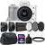 Canon EOS M50 Mark II Mirrorless Camera White with 15-45mm with 32GB Accessory Kit