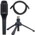 Zoom SGV-6 Vocal Microphone for V6 And V3 Vocal Processors + Tabletop Tripod Mic Stand Kit