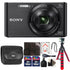Sony DSC-W830 20.1MP Digital Camera (Black) with Accessory Kit