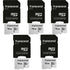 5 Packs Transcend 16GB MicroSD 300s 95MB/s Class 10 Micro SDHC Memory Card with SD Adapter