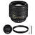 Nikon AF-S NIKKOR 85mm f/1.8G Lens + 67mm UV Filter + Lens Cap + Lens Cap Holder
