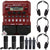 Zoom B1 Four Electric Bass Effects Processor + 3x Zoom ZDM-1 Podcast Mic Pack Accessory Bundle