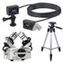 Zoom ECM-6 19.7' Extension Cable with Action Camera Mount + Zoom XYH-5 - X/Y Microphone Capsule + Tall Tripod