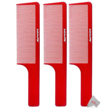 Three Pieces BaBylissPRO Barberology 9 Inch Clipper Comb Red