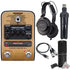 Zoom AC-2 Acoustic Creator Guitar Effects Pedal with ZDM-1 Microphone Kit and TXF-8 Cables