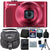 Canon PowerShot SX620 HS 20.2MP Digital Camera Red with Accessories