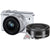 Canon EOS M200 24.1MP APS-C Mirrorless Digital Camera White with 15-45mm + 22mm f2 STM Lens