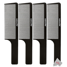 Four Pieces BaBylissPRO Barberology 9 Inch Clipper Comb Black