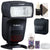 Canon Speedlite 470EX-AI Hot-Shoe Flash with Auto Intelligent Bounce Function + Battery & Charger + 3pc Cleaning Kit