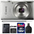 Canon IXY 180 Digital Camera Silver with 32GB Essential Accesory Kit