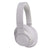JBL Tune 760NC Noise-Canceling Wireless Over-Ear Headphones (White) with JBL Go 2 Wireless Waterproof Speaker Cyan