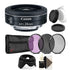 Canon EF-S 24mm f/2.8 STM Wide Angle Lens with Accessory Bundle for Canon DSLR Cameras