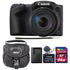 Canon PowerShot SX420 IS HD Wi-Fi 20MP Digital Camera Black with Accessory Bundle