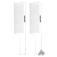 Two Pieces BaBylissPRO Barberology 9 Inch Clipper Comb White