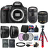 Nikon D5300 DSLR Camera with 18-55mm Lens, 70-300mm Lens and Accessory Bundle