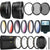 58mm Fisheye Wide Angle Lens, Telephoto Lens and Accessory Bundle for Canon