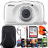 Nikon Coolpix W150 Waterproof Point and Shoot Digital Camera White Vloggers Best