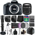 Canon EOS Rebel T7 24.1MP Digital SLR Camera with EF-S 18-55mm + 500mm Lens Best Value Kit
