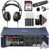 Zoom F8n 8-Input / 10-Track MultiTrack Field Recorder + 128GB Memory Card + Boya BY-HP2 Professional Over-Ear Hi-Fi Monitor Headphones +  Boya BY-M40D Omnidirectional Lavalier Microphone + Battery & Charger + 3pc Cleaning Kit