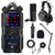 Zoom H4essential 4-Track Handy Recorder with ZDM-1 Podcast Mic Pack Accessory Bundle