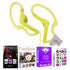 Sony MDR-AS210AP Sports In-Ear MDRAS210AP Headphones Yellow + Fitness and Wellness Pro Software Suite