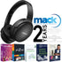 Bose QuietComfort 45 Over-Ear Headphones (Triple Black) + Lifestyle Essentials Softwares + Mack 2yr Worldwide Diamond Warranty