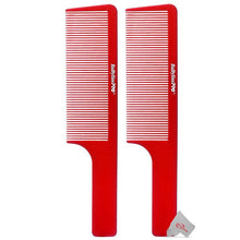 Two Pieces BaBylissPRO Barberology 9 Inch Clipper Comb Red