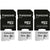 3 Packs Transcend 32GB MicroSD 300s 100MB/s Class 10 Micro SDHC Memory Card with SD Adapter